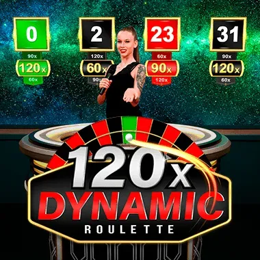 Dynamic Roulette 120x game tile