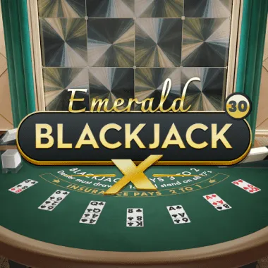 Blackjack X 30 - Emerald game tile