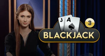 Blackjack 3 - Azure game tile