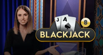 Blackjack 8 - Azure game tile