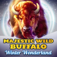 Majestic Wild Buffalo - Winter Wonderland