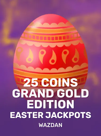 25 Coins Grand Gold Edition Easter Jackpots game tile