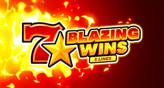 Blazing Wins: 5 lines game tile