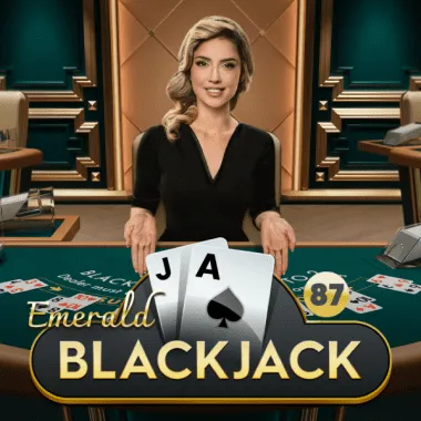 Blackjack 87 - Emerald game tile