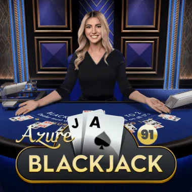 Blackjack 91 - Azure game tile
