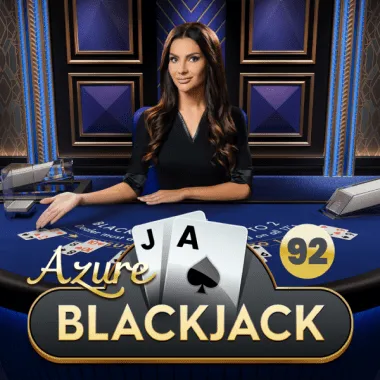 Blackjack 92 - Azure game tile