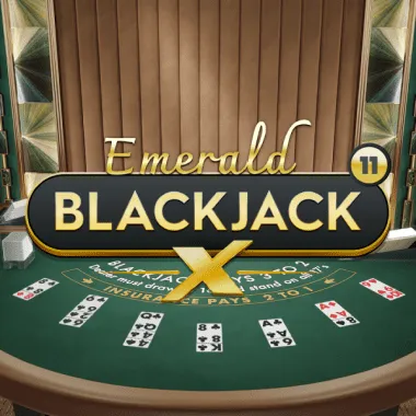 Blackjack X 11 - Emerald game tile
