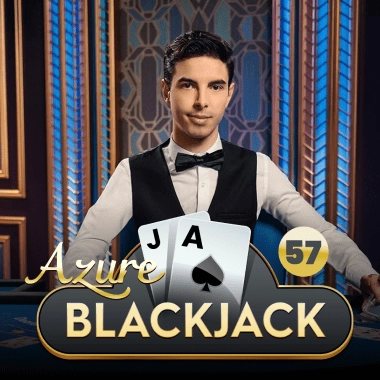 Blackjack 57 - Azure game tile