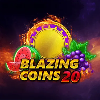 Blazing Coins 20 game tile