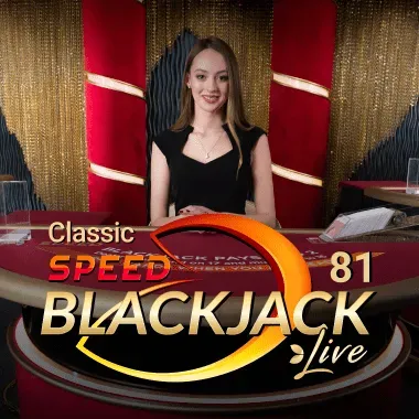 Classic Speed Blackjack 81 game tile