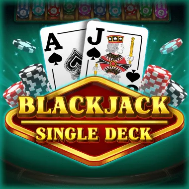 Single Deck Blackjack game tile