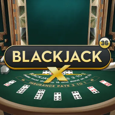 BlackjackX 36 game tile