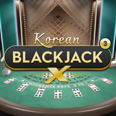 Korean BlackjackX 3 game tile