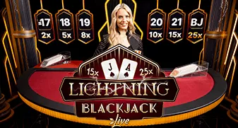 Lightning Blackjack game tile