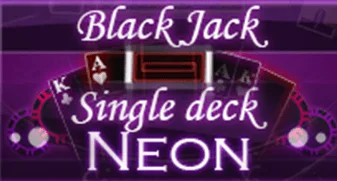 Neon Blackjack One Deck
