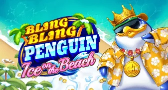 Bling Bling Penguin: Ice On The Beach