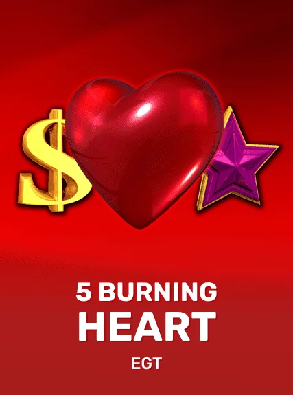 5 Burning Heart game tile