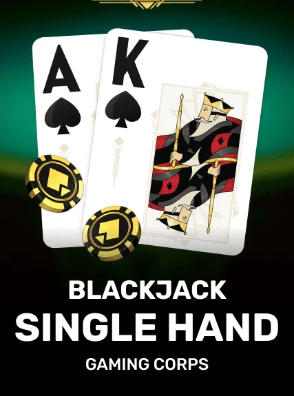 Blackjack Single Hand game tile