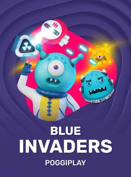 Blue Invaders game tile