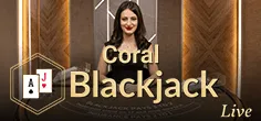 Coral Blackjack game tile