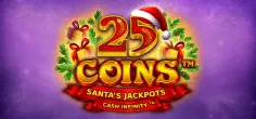 25 Coins Santa's Jackpots game tile