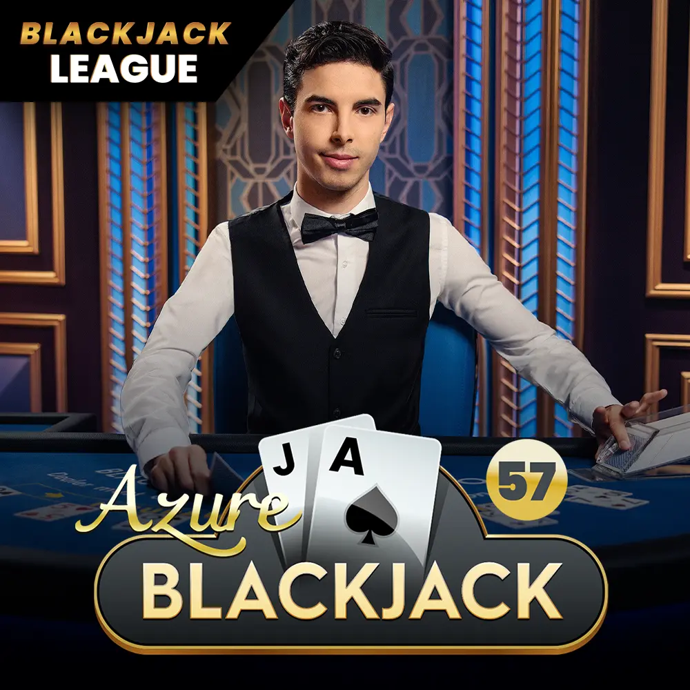 Blackjack 57 - Azure game tile