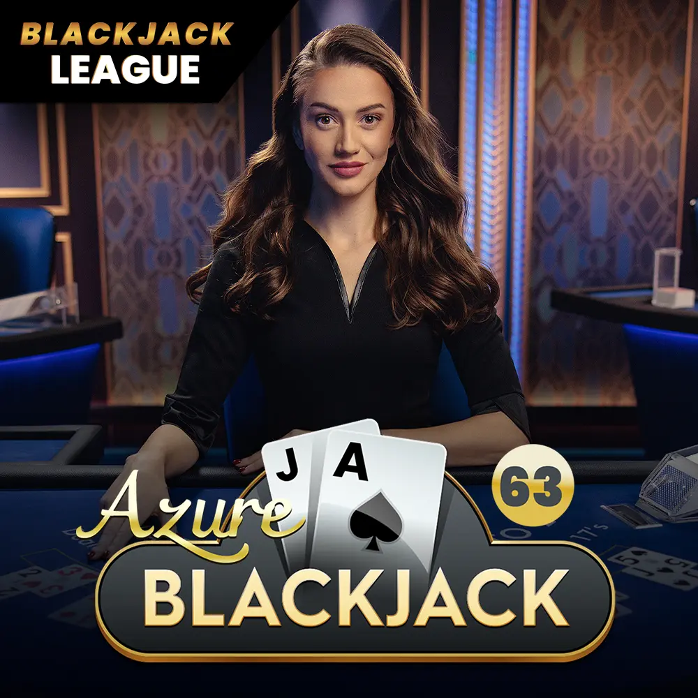 Blackjack 63 - Azure game tile