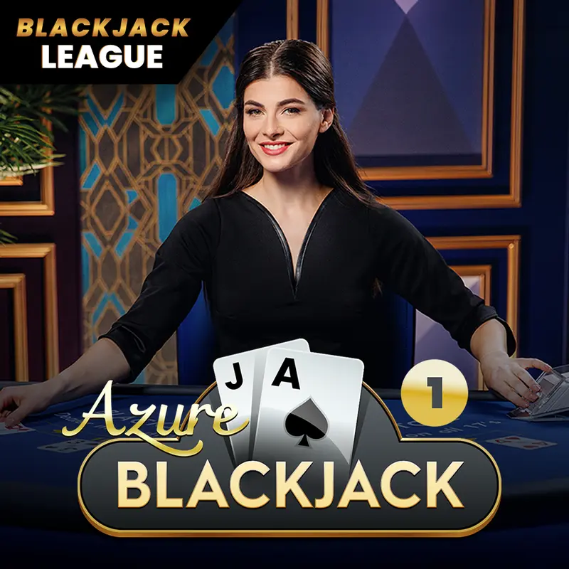 Blackjack 1 - Azure game tile