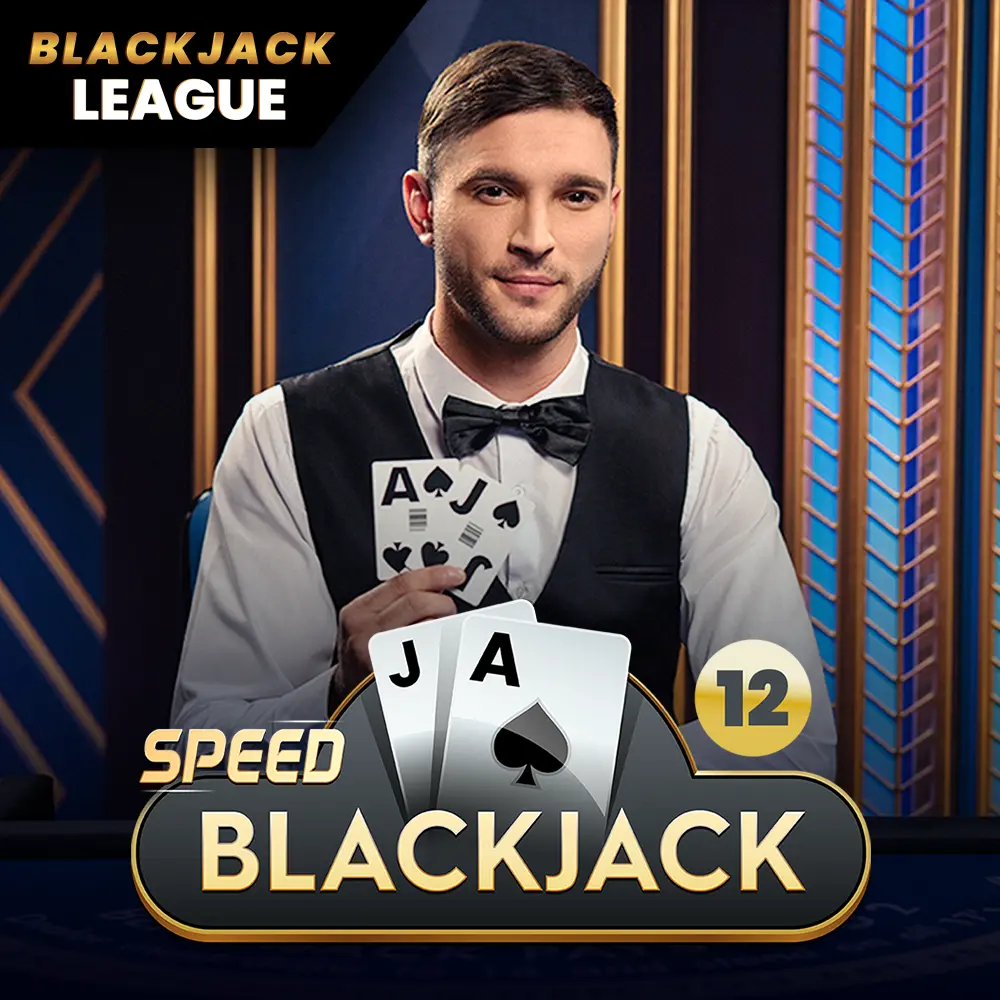 Speed Blackjack 12 - Azure game tile