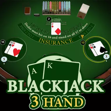 Blackjack (3 Hand) game tile