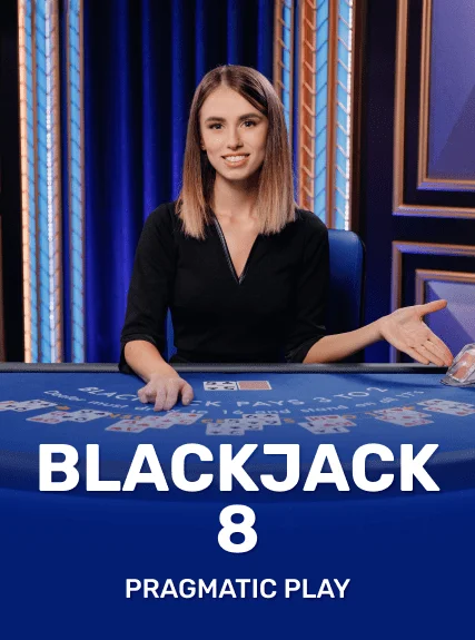 Blackjack 8 - Azure game tile