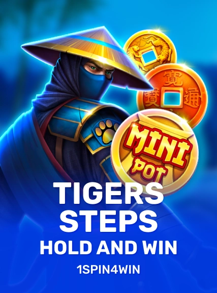Tigers Steps Hold And Win game tile