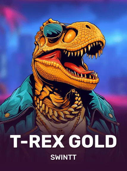 T-Rex Gold game tile