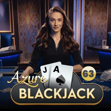 Blackjack 63 - Azure game tile