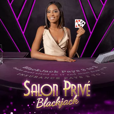Blackjack Salon Prive game tile