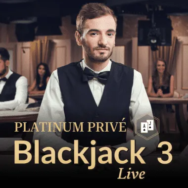 Platinum Prive Blackjack 3 game tile