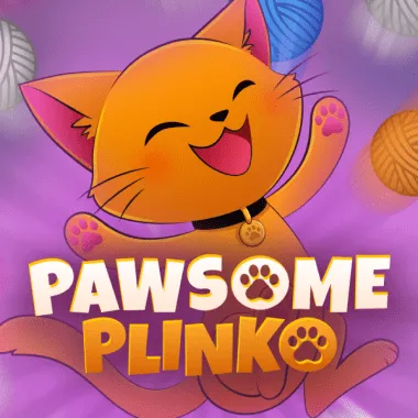 Pawsome Plinko game tile