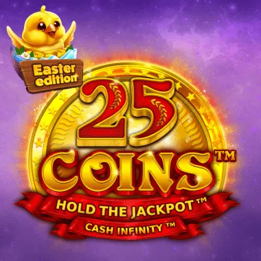 25 Coins Easter game tile