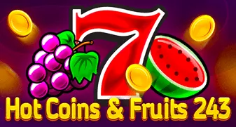 Hot Coins & Fruits 243 game tile