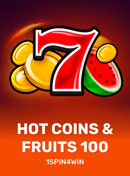 Hot Coins & Fruits 100 game tile