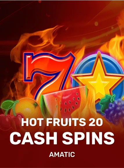 Hot Fruits 20 Cash Spins game tile