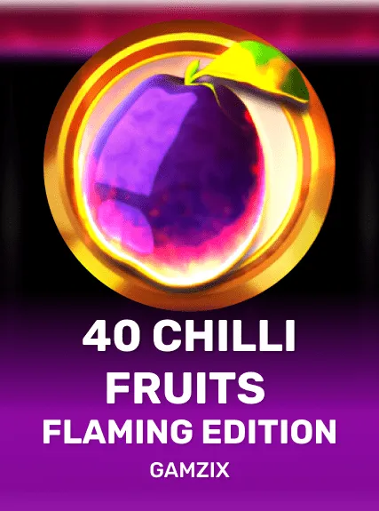 40 Chilli Fruits Flaming Edition game tile