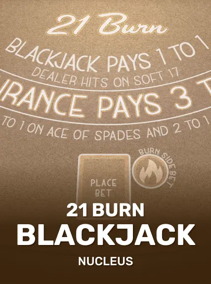 21 Burn Blackjack game tile