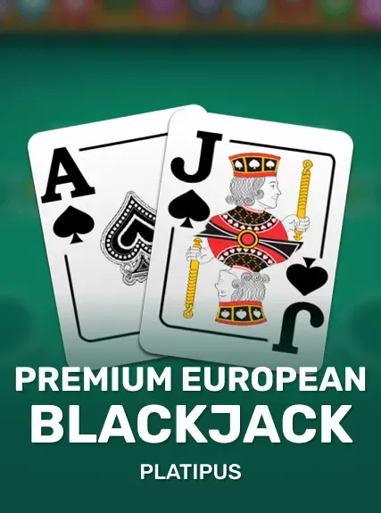 Premium European Blackjack game tile