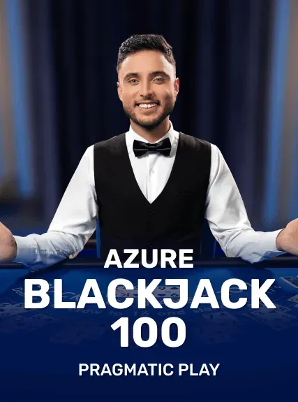 Blackjack 100 - Azure game tile