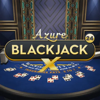 Blackjack X 24 - Azure game tile