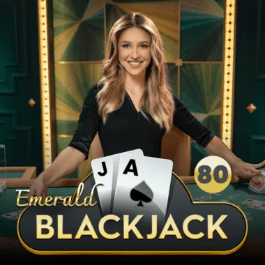 Blackjack 80 - Emerald game tile