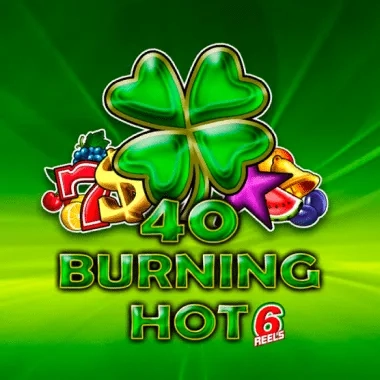 40 Burning Hot 6 reels game tile