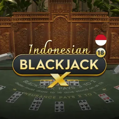 Indonesian BlackjackX 18 game tile