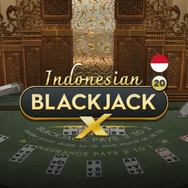 Indonesian BlackjackX 20 game tile